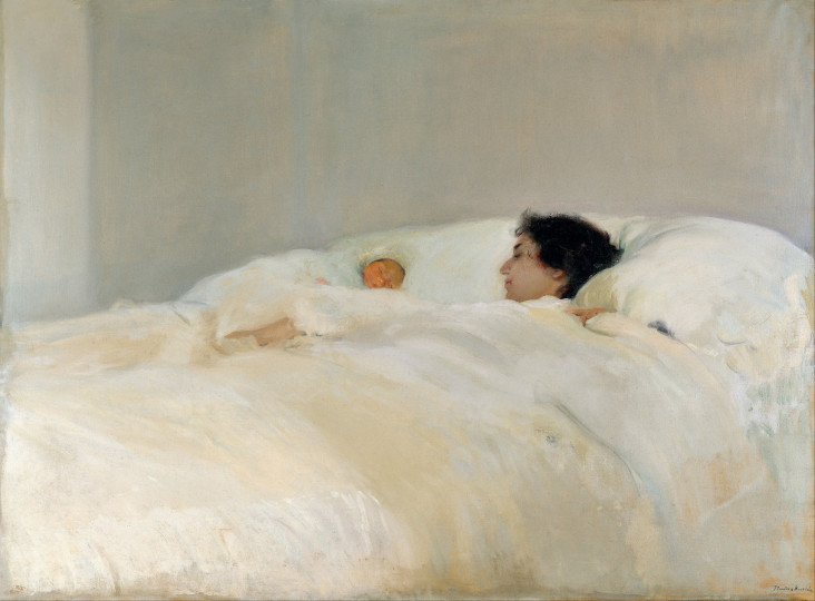 <p>Madre (1895). Óleo sobre lienzo. Joaquín Sorolla</p>