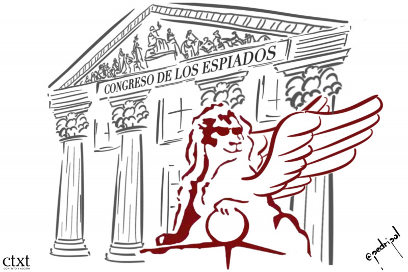 <p>Pegasus, espionaje, Congreso de los Diputados </p>