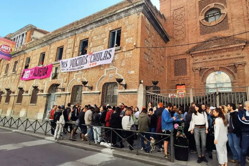 <p>Sede de UGT en la calle Hortaleza 88 (Madrid). </p>