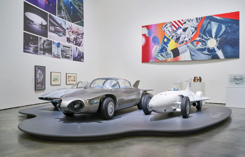<p>Una sala de la exposición Motion. Autos, Art and Architecture en el Museo Guggenheim de Bilbao.</p>