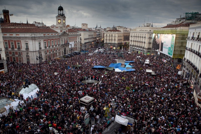 <p>15M en la Puerta del Sol, 18 de mayo de 2011.</p>