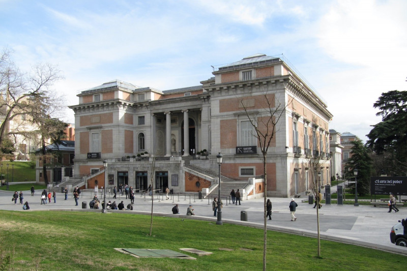 <p>Fachada norte del Museo del Prado.</p>