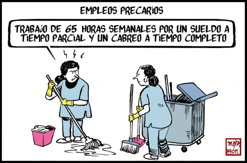 <p>Empleo precario.</p>