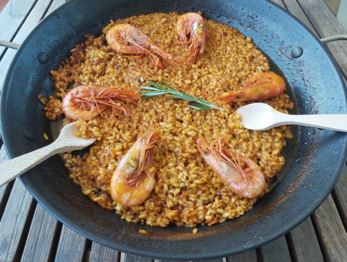 <p>Paella martinista, o minimal.</p>