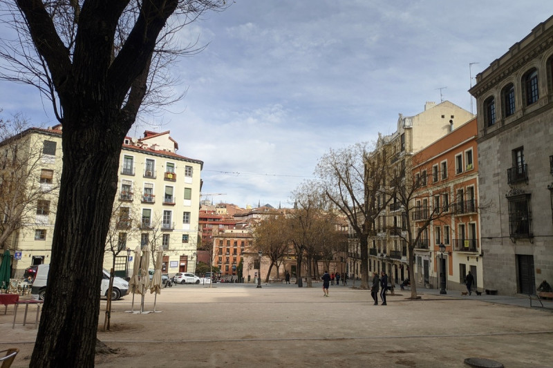 <p>Plaza de la Paja, en Madrid.</p>