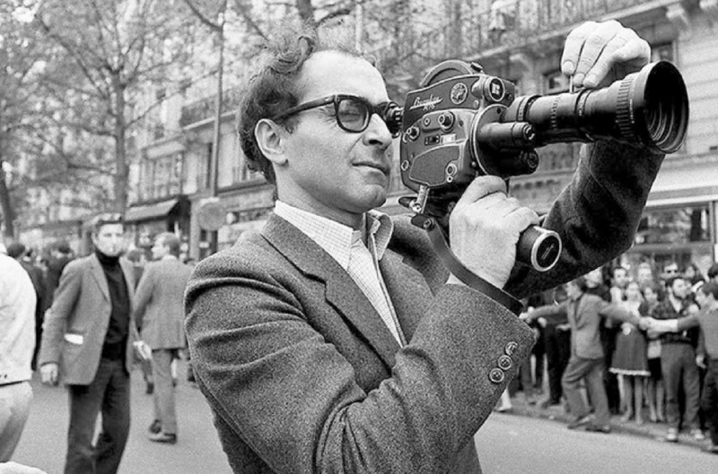 <p>El fallecido cineasta Jean-Luc Godard en una imagen de hace décadas.</p>