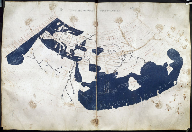 <p>Mapamundi de Ptolomeo.</p>