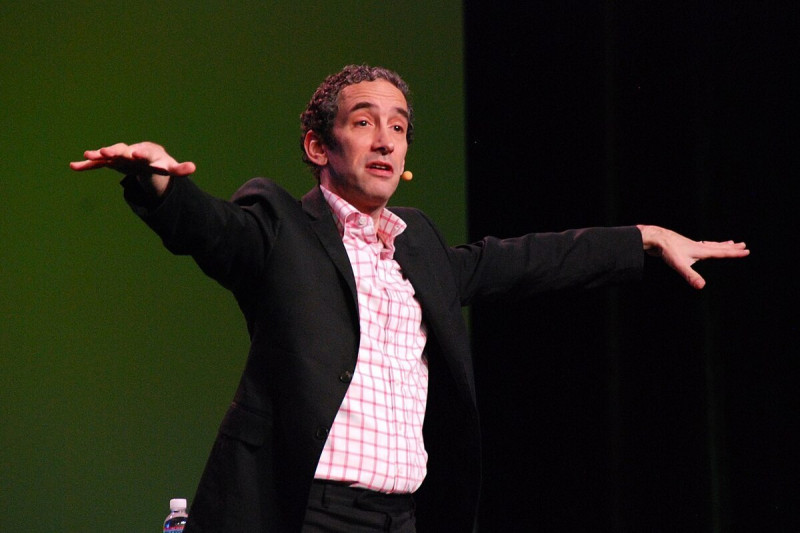 <p>Douglas Rushkoff, durante una conferencia en el año 2009.</p>