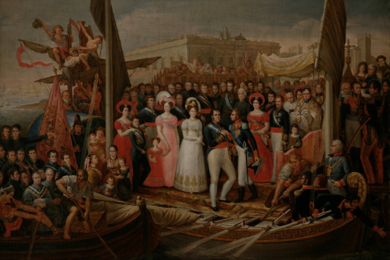 <p><em>Desembarco del rey Don Fernando VII en El Puerto de Santa María</em></p>