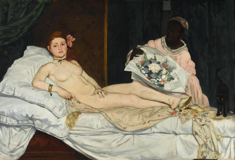 <p><em>Olympia.</em> Édourd Manet (1865).</p>