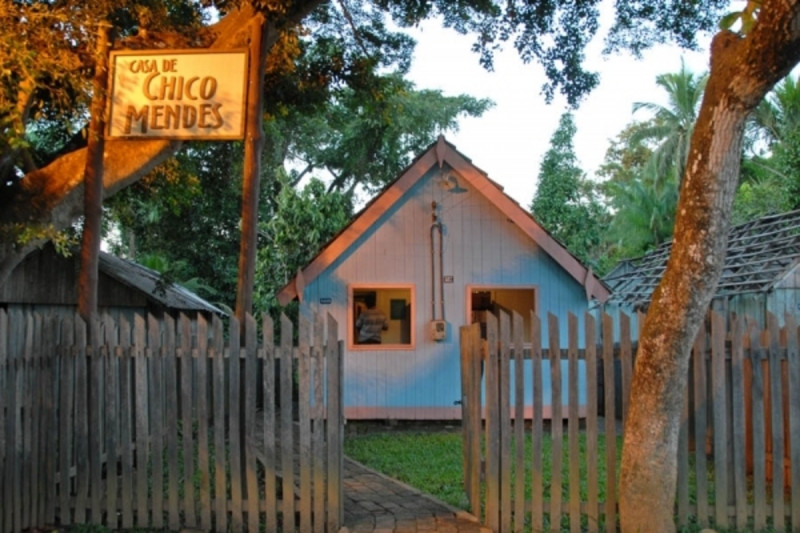 <p>Casa-museo en recuerdo de Chico Mendes y su lucha, en el estado brasileño de Acre.</p>