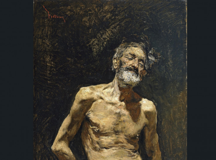 <p><em>Viejo desnudo al sol</em> (Mariano Fortuny, 1871). </p>