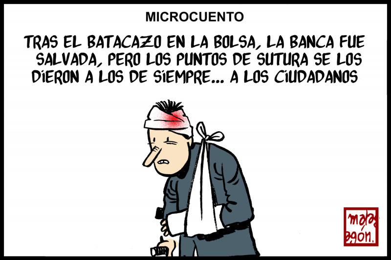 <p>El microcuento de la banca.</p>