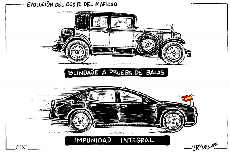 <p>Evolución del coche del mafioso.</p>