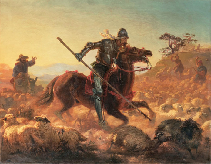 <p><em>Don Quijote</em>, Johann Baptist Zwecker (1854).</p>