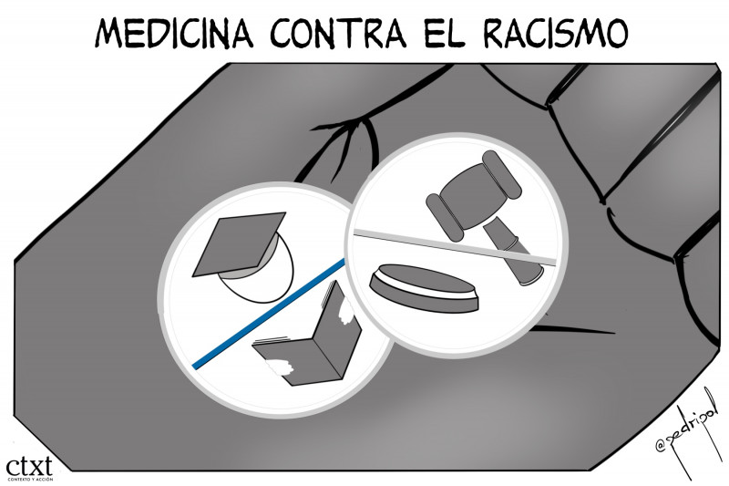 <p><em>El racismo tiene cura. </em>/ <strong>Pedripol</strong></p>