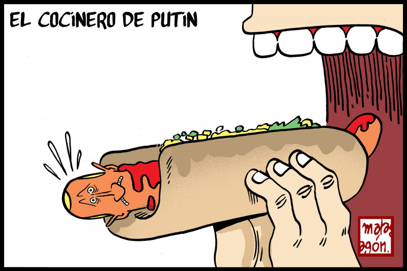 <p><em>El cocinero de Putin</em>. / <strong>Malagón</strong></p>