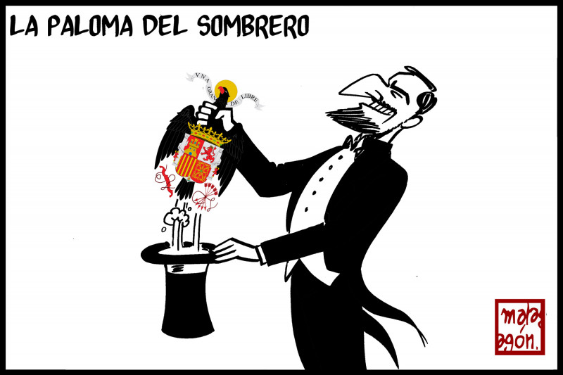 <p><em>La paloma del sombrero</em>. / <strong>Malagón</strong></p>