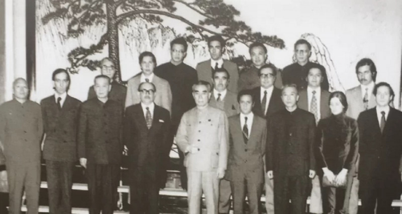 <p>Delegaciones de Chile y China en Beijing en enero de 1973. / <strong>Interferencia</strong></p>