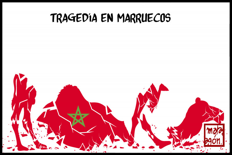 <p><em>Tragedia en Marruecos.</em> / <strong>Malagón</strong></p>