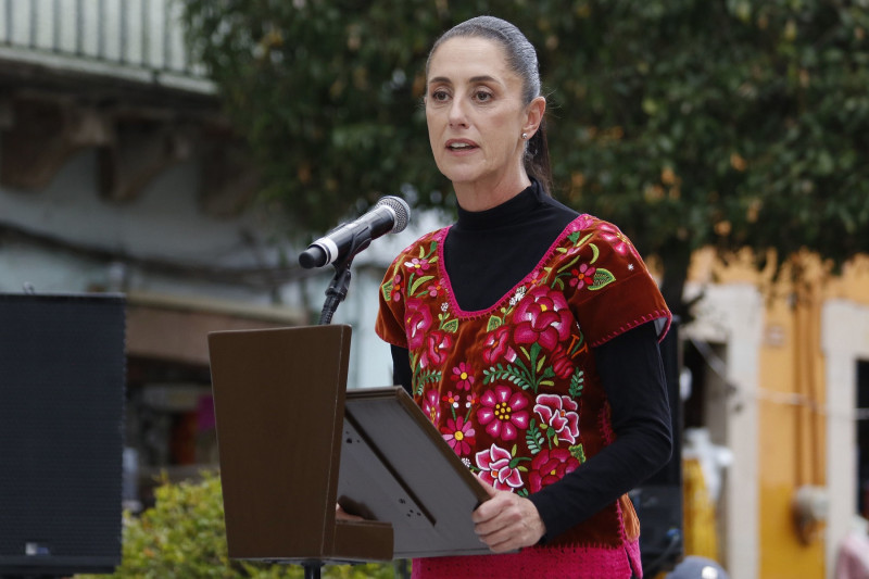 <p>Claudia Sheinbaum en un acto institucional como jefa de Gobierno de la Ciudad de México/ <strong>Tania Victoria/ Secretaría de Cultura de la Ciudad de México</strong></p>