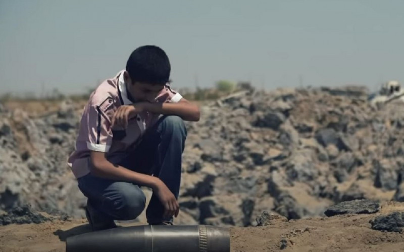 <p>Fotograma del documental <em>Nacido en Gaza</em> (Hernán Zin, 2014).</p>