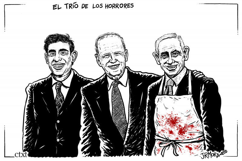 <p>El trío de los horrores. / <strong>J.R. Mora</strong></p>