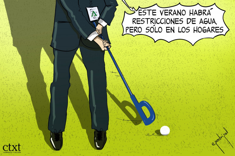 <p>Sequía, Moreno Bonilla, campos de golf, restricciones. /<strong>Pedripol </strong></p>