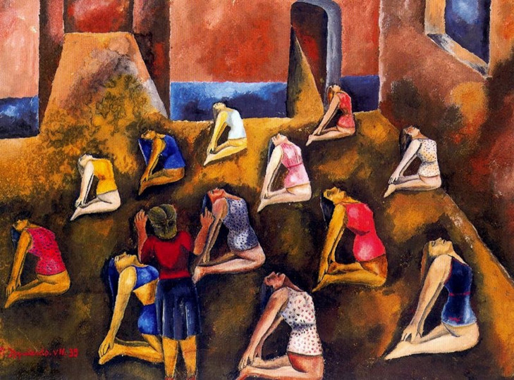 <p><em>Ensayo de ballet</em>, de María Izquierdo, 1939.</p>