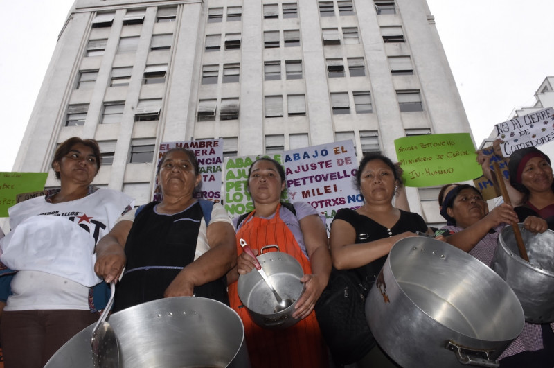 <p>Protestas contra el hambre en Buenos Aires. / <strong>Fabian Piedras</strong></p>