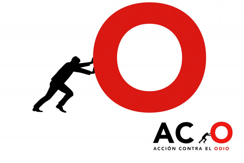 <p><em>Acción contra el Odio. / </em><strong>La boca del logo</strong></p>