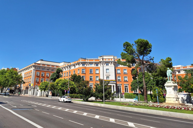 <p>La Plaza de Salamanca de Madrid. / <strong>R. A.</strong></p>