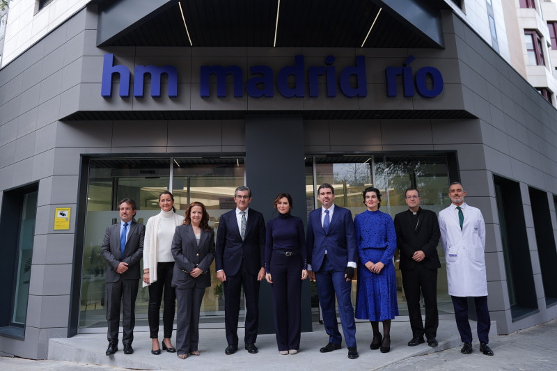 <p>Isabel Díaz Ayuso en el acto de inauguración del Hospital Universitario HM Madrid Río. / <strong>Comunidad de Madrid</strong></p>