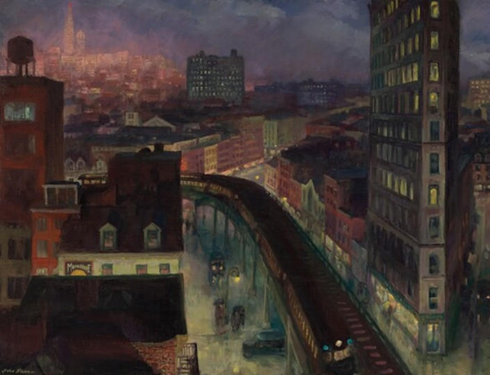 <p><em>The City from Greenwich Village</em> (1922), de John Sloan. / <strong>National Gallery of Art</strong></p>