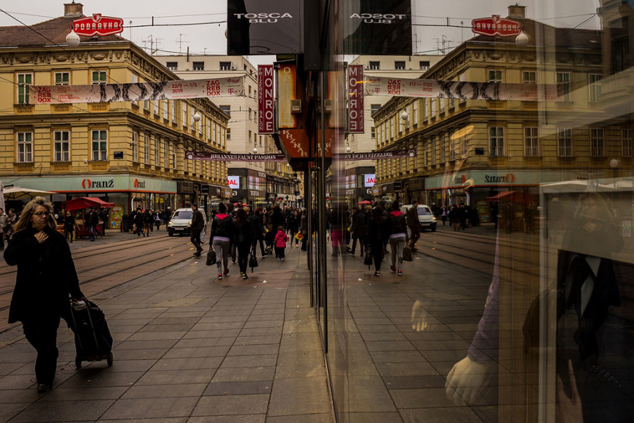 <p>Hora punta en la ciudad de Zagreb.</p>