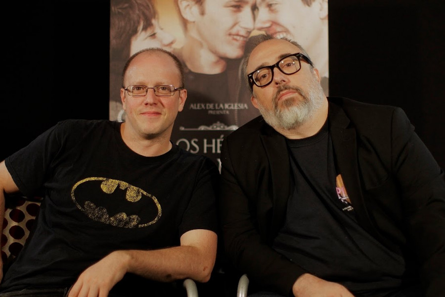 <p>Zoe Berriatúa y Alex de la Iglesia en la presentación de la película el pasado septiembre.</p>