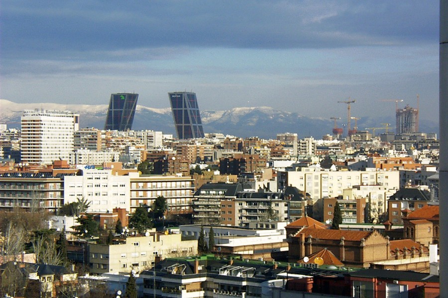 <p>Vista parcial del distrito de Chamartín de Madrid, España.</p>