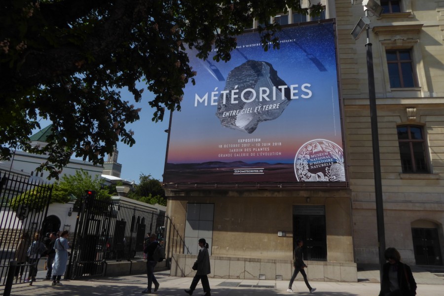 <p>Exposición “Meteoritos. Entre Cielo y Tierra” del Museo Nacional de Historia Natural de París. </p>
