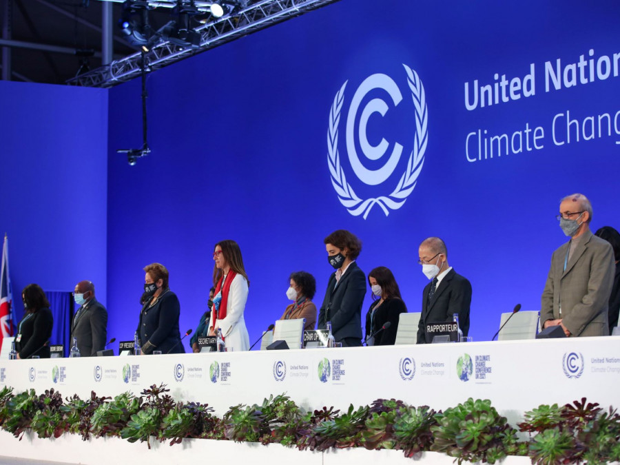 <p>Plenario de apertura de la COP26.</p>