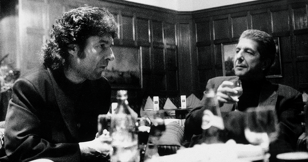 Enrique Morente y Leonard Cohen en el Hotel Palace, Madrid, 1992.