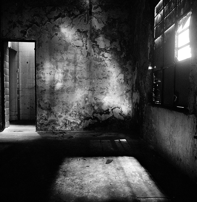 Sala de tortura del Olimpo, otro centro clandestino de detención y tortura, utilizado por la policía federal y militar en Buenos Aires. Noviembre, 2007.
