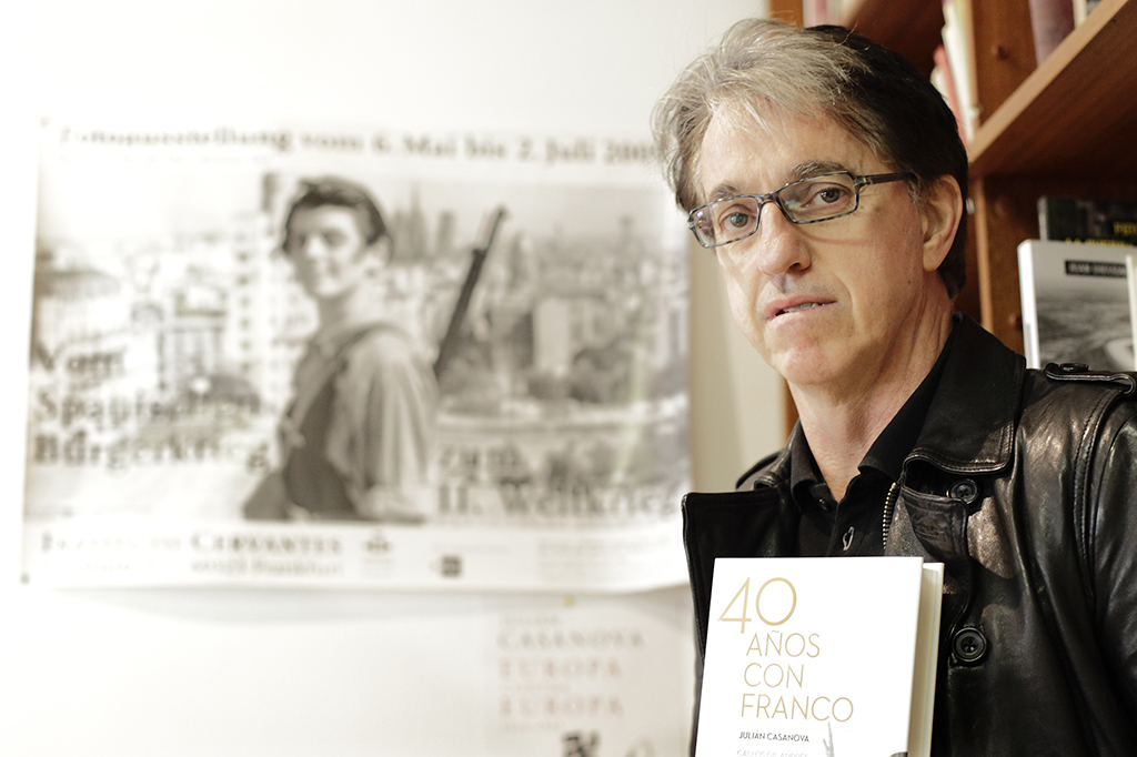 Luis Casanova, coordinador del libro `40 años con Franco´. (Luis Correas)