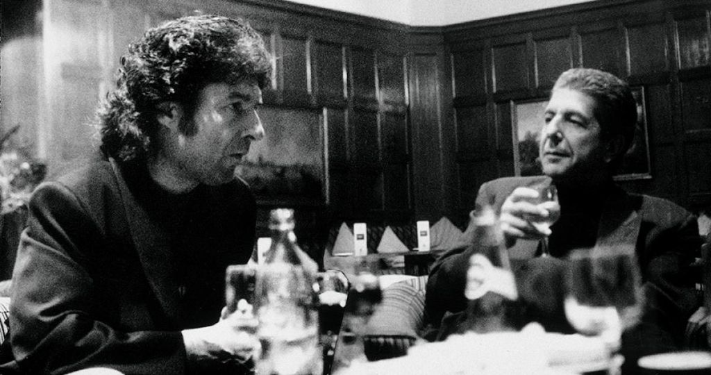 Enrique Morente y Leonard Cohen en el Hotel Palace en 1992.