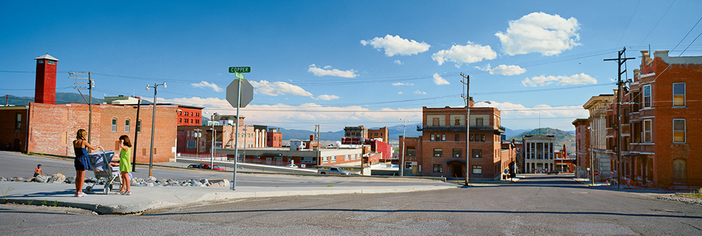 Esquina de una calle, Butte, Montana, 2003.