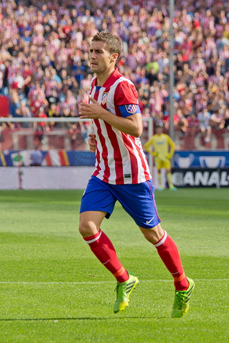 <p>El centrocampista del Atlético de Madrid, Gabi Fernández.</p>