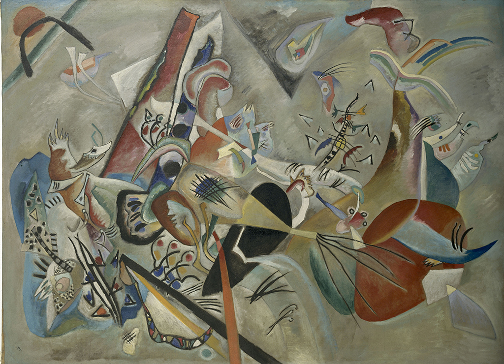 <p>En el gris, 1919. Vassily Kandinsky.</p>