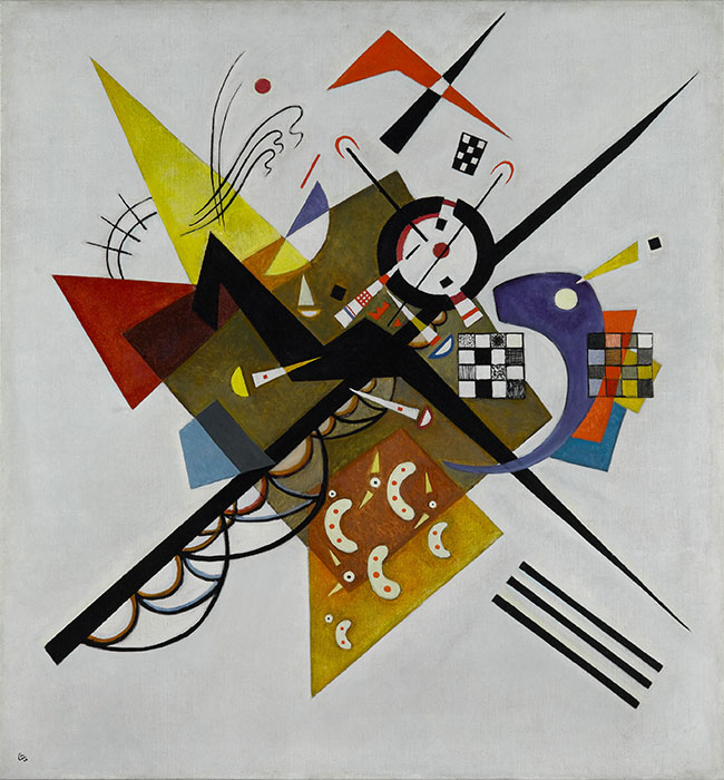 <p>En blanco II, 1923. Vassily Kandinsky.</p>