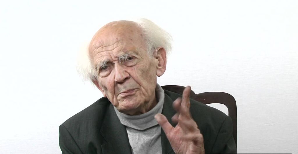 <p>El filósofo Zigmunt Bauman en una imagen del documental <em>10 years of terror</em>, dirigido por Brian Evans y Simon Critchley.</p>