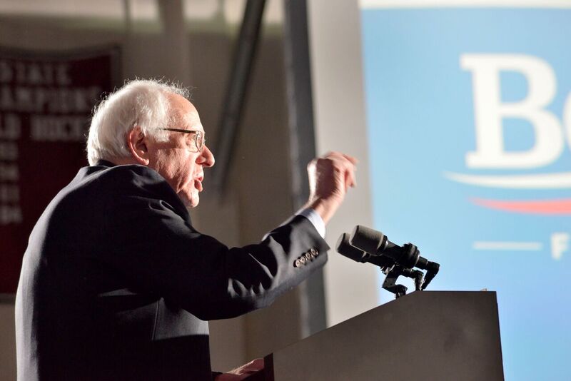 <p>En su discurso, Sanders también hizo referencia a su política exterior: 