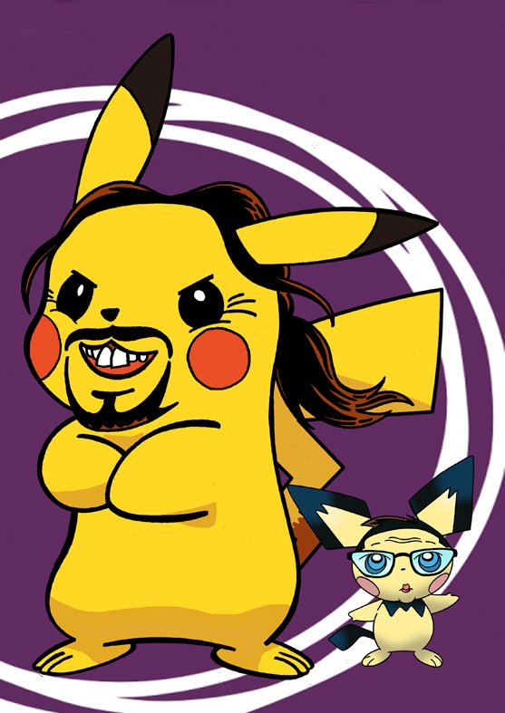 <p>Pikachu Iglesias y Pichu Errejón</p>